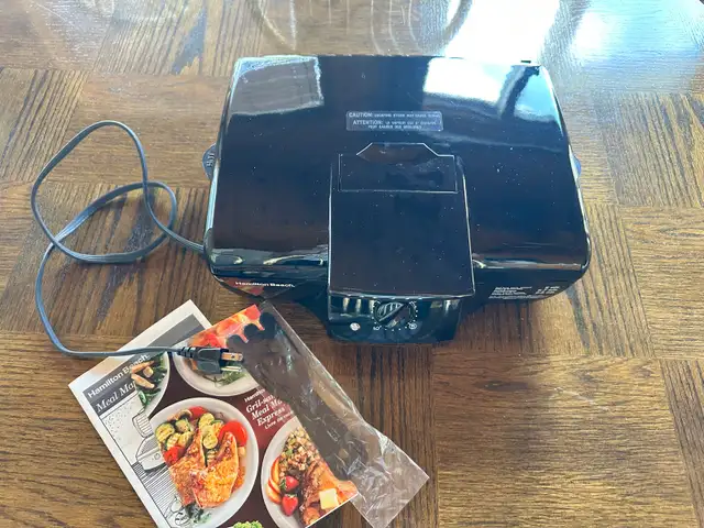 HAMILTON BEACH SANDWICH MAKER418454835981209602