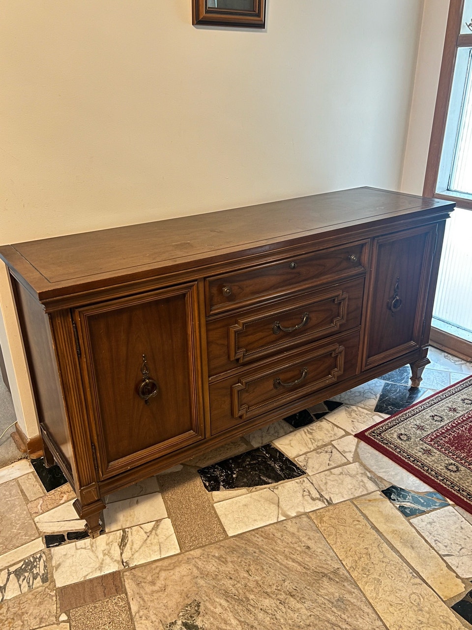 Vintage Wooden Buffet / Sideboard – Elegant Traditional Design | Dining ...