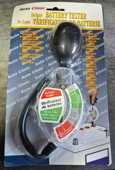 AUTO CLINIC DELUXE BATTERY TESTER / HYDROMETER – BRAND NEW – $10, View more