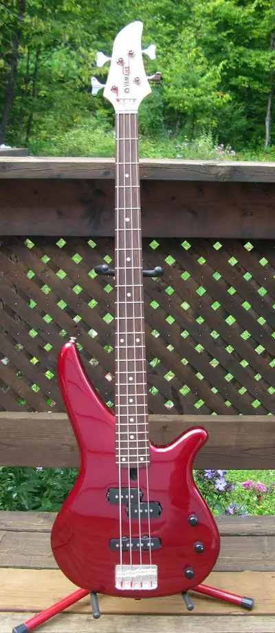 Yamaha RBX 170-Electric Bass Guitar-Metallic Red, View more