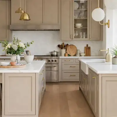 Sophisticated Neutral Cabinets, View more