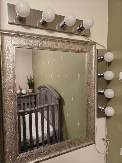 Makeup vanity lights & mirror, View more
