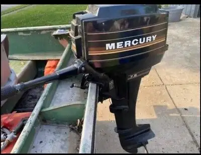 Mercury 7.5 Electric Start Two Stroke with Tank