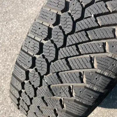Gislaved Nordfrost 200 - Used winter tires 9mm on tread, **make an offer** -DOES NOT INCLUDE RIMS-