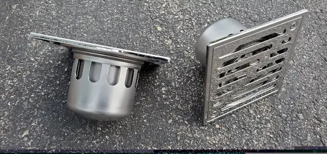 Square Floor Drain, Drains Shower Stainless Steel in Plumbing, Sinks, Toilets & Showers in City of Toronto - Image 3