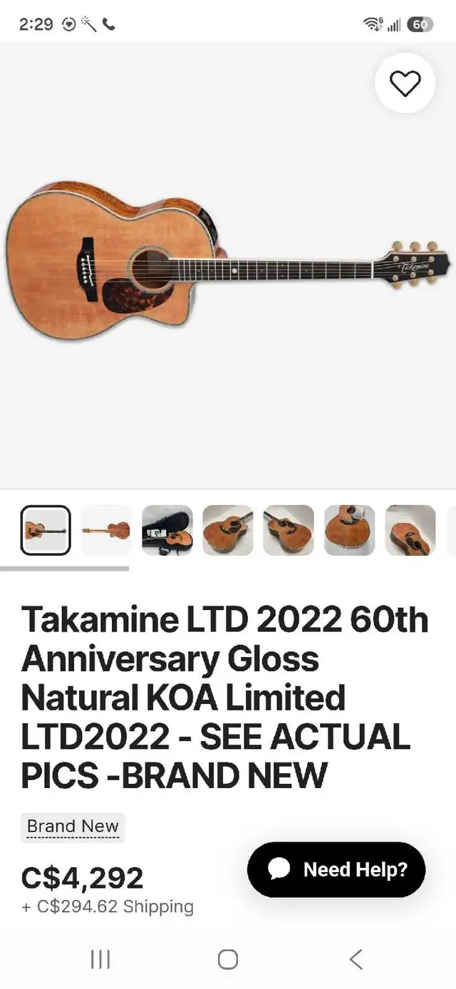 Takamine LTD 60th Anniversary in Guitars in Calgary - Image 8