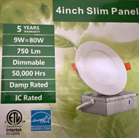 Sale sale @ 4inch slim panel 3cct potlights