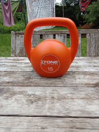 Tone Fitness 15lb Kettle Bell