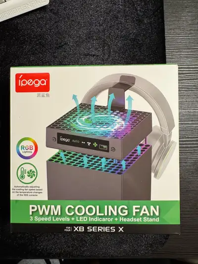 Keep your Xbox Series X cool and stylish with this brand new Ipega cooling fan and headset stand! Th...