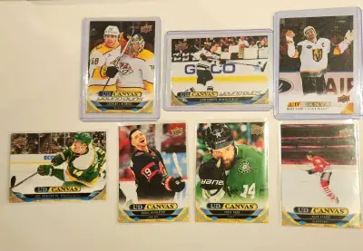 Etobicoke P/U 8x Upper Deck Canvas w/ 2x Young Guns Hockey Cards, View more