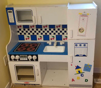 Kids play kitchen/storage unit