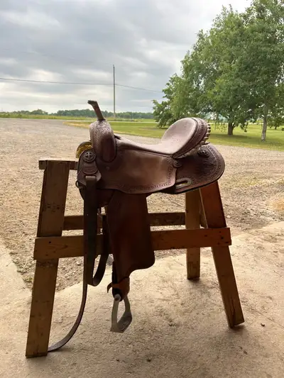 Barrel saddle , View more