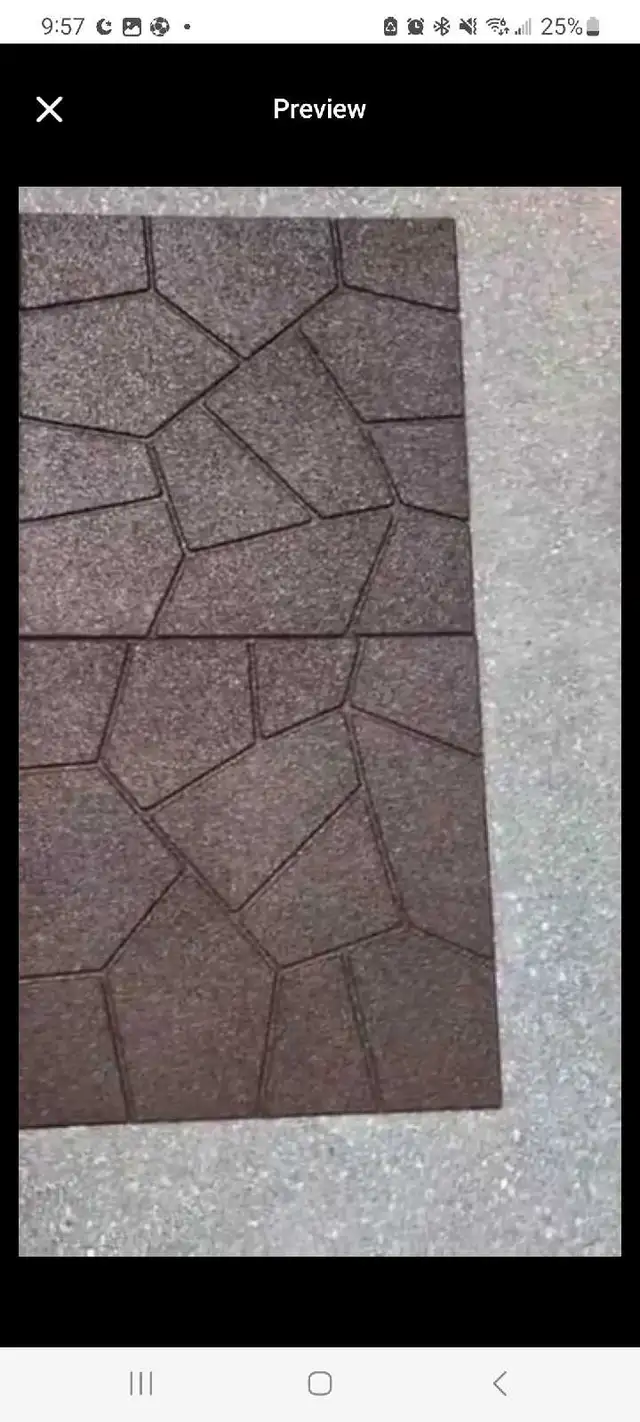 24 x 24 Tiles Paver Rubber Dual-Sided reversible in Floors & Walls in Mississauga / Peel Region - Image 2
