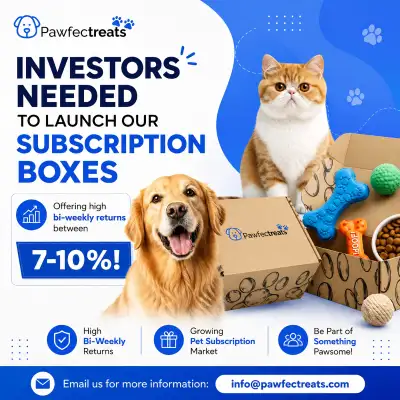 PET LOVERS! PARTNERS NEEDED! HIGH RETURNS, View more