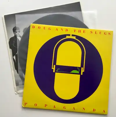 Doug And The Slugs Popaganda Vinyl Lp Record EX condition, View more