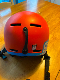 Orange Salom ski helmet