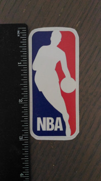 NBA logo Basketball backboard glass sticker decal 3"