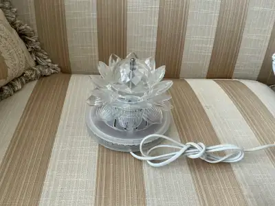 BEAUTIFUL LOTUS WALL OR TABLE PARTY DISCO LAMP , View more