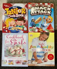 4 Hardcover Cookbooks for Kids 