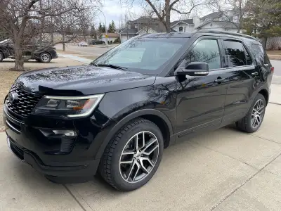 Looking to sell my well-maintained 2018 Ford Explorer Sport, a sleek SUV with a powerful engine and...