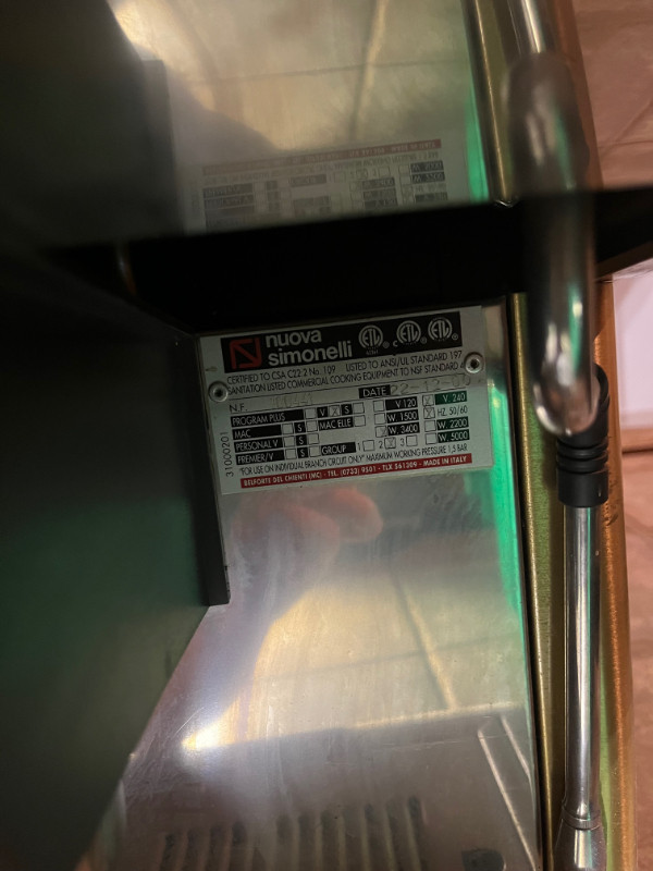 Nuova Simonelli Program Plus Group 2 Espresso Machine in Industrial Kitchen Supplies in Calgary - Image 4
