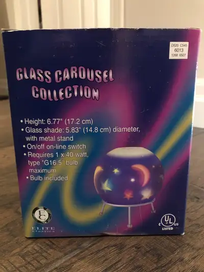 Brand new in box. Guaranteed mint condition. Elite Classics Glass Carousel Collection (Hot Air Ballo...