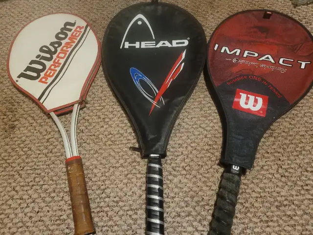 Tennis racquets $30 ..snowshoes..hockey sticks in Tennis & Racquet in Winnipeg - Image 2