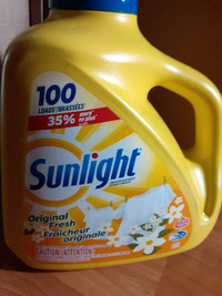 Sunlight liquid laundry detergent
