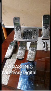 PANASONIC Dect6.0 
Wireless/5 handsets