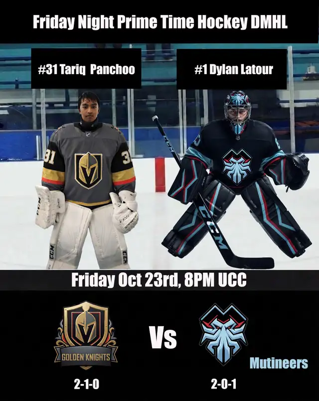 Friday Night Hockey Game 8pm UCC (DMHL)