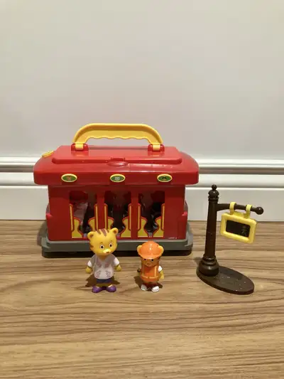 Daniel Tiger's Neighborhood Trolley and figures playset, View more