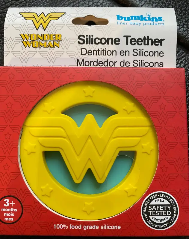 NEW Baby toy Wander Woman silicone teether in Toys in Edmonton - Image 2