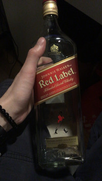 Red Label Jonnie Walker 1,14L - Empty Bottle