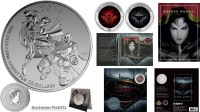 Batman V Superman $20 Silver & Lenticular Coin SET Wonder Woman