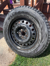 Bridgestone Blizzak Tires with Winter Rims 