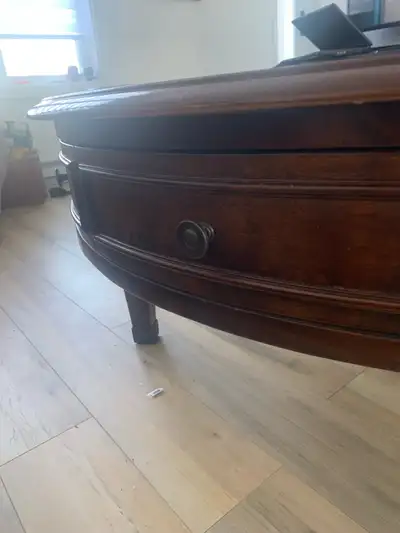 table rond 39x19 avec tiroire, View more