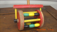 1956 Vintage Wooden Push Toy All Original