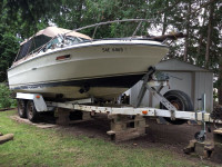 1976 22 ft Sea Ray Cuddy /trailer (trade offers welcome)