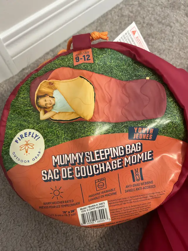 Firefly Youth Mummy Sleeping Bag