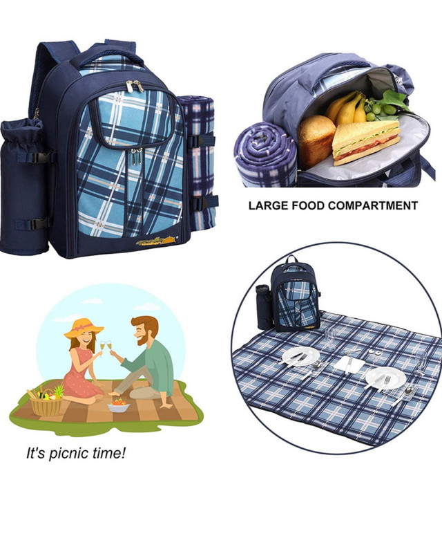 Picnic baskets - camping, hiking, roadtrip in Fishing, Camping & Outdoors in Hamilton - Image 3