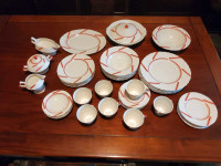 Myott & Sons Art Deco set of dishes - 60 pieces