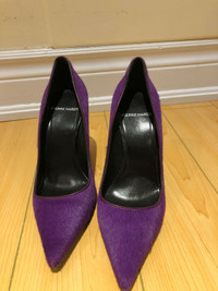 Pierre Hardy purple pony hair pumps size 37