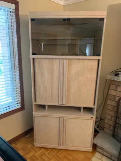 2 Oak  wood Entertainment Armoire, View more