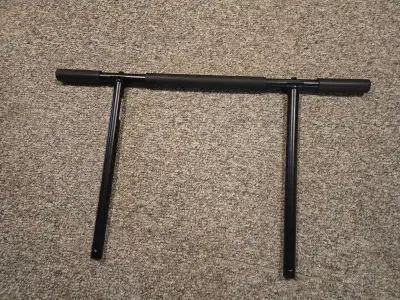 Model 55-0012A was never used It attaches to your AeroPilates. It measures 18" high and the padded b...