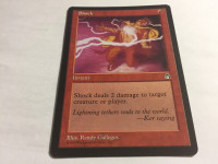 1998 Magic The Gathering Stronghold SHOCK UNPLYD NM -MT.