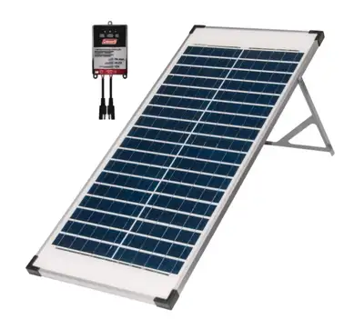 Coleman 40 Watt, 12V Portable Folding Solar Panel with Stand includes 7A Charge Controller 40 Watt S...
