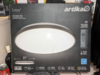 21" Led flush mount remote control light