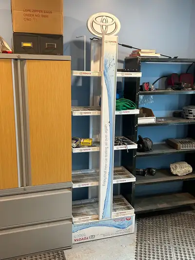 Toyota metal shelving unit, View more