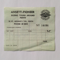 Ansett-Pioneer Scenic Tours Australia Vintage Document