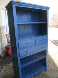 1930s SOLID WOOD SHIPPING CRATE KITCHEN CUPBOARD HUTCH $100.